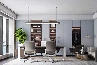 湘潭轻奢风格-书房