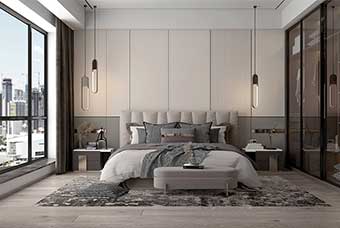 湘潭现代风格-卧室