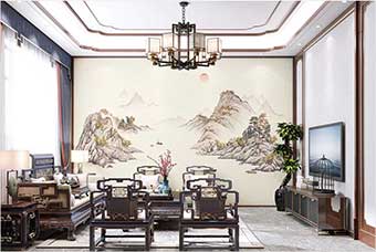 湘潭森佰汇航空纤维墙咔（巴山蜀水）