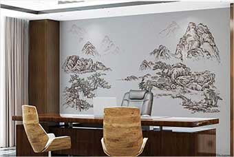 湘潭森佰汇航空纤维墙咔（山水之间）