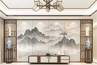 湘潭森佰汇航空纤维（山水画系列）