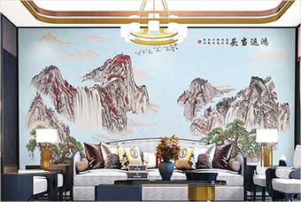 湘潭森佰汇航空纤维墙咔（鸿运当头）